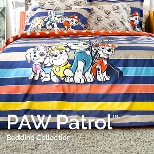 Full/Queen size Paw Patrol duvet cover and set of 2 shams
